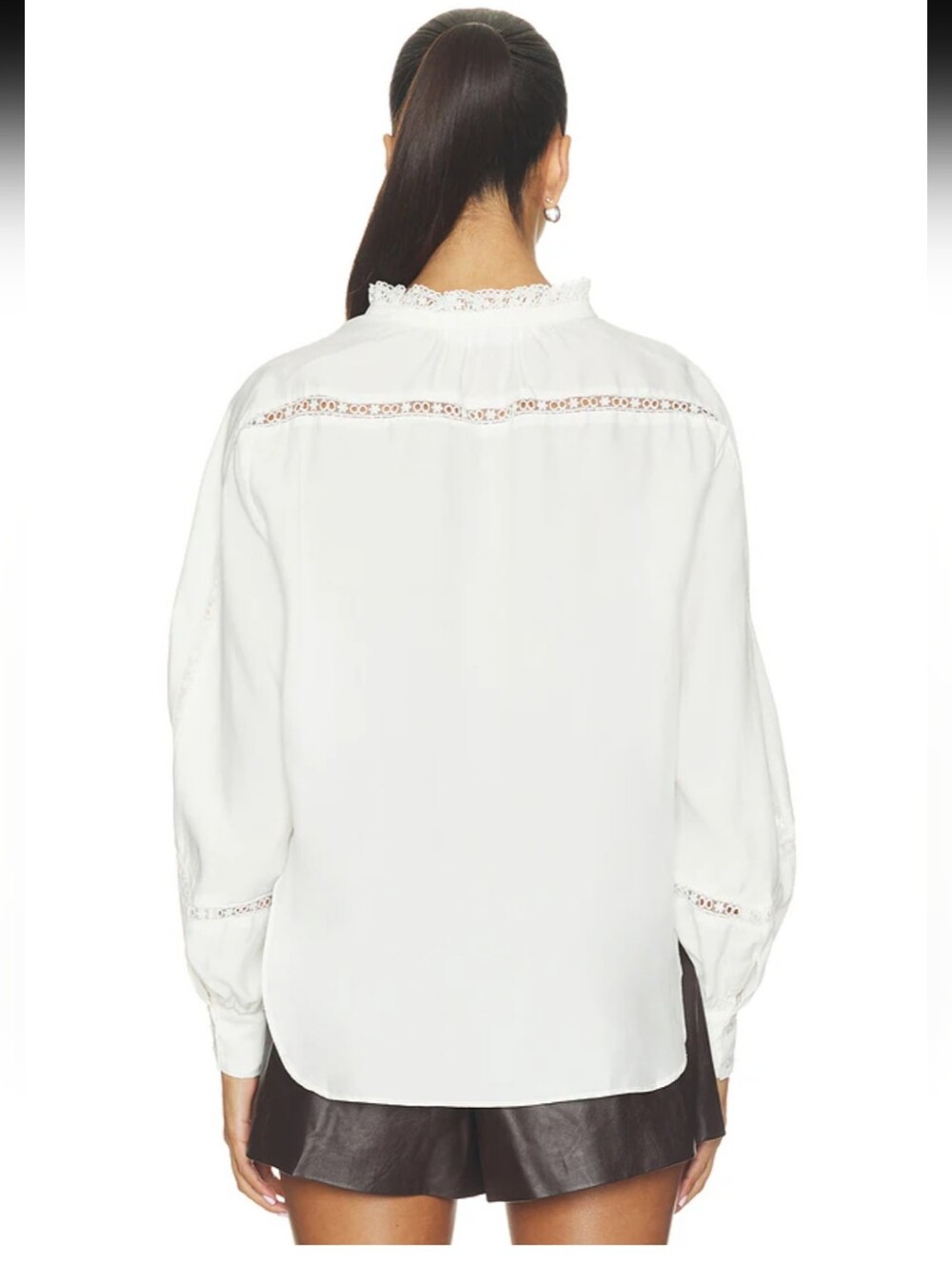 Edith Top in Off White - Picture 3 of 5